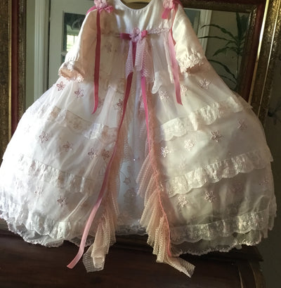 Blush - Heirloom Christening Gown