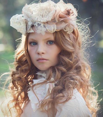 Flower Headband- Flower Crown - Nina