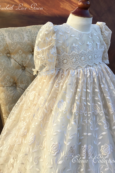 Elizabeth - Heirloom Christening Gown