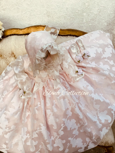 Eleanor Baptism Silk Gown - Heirloom Christening Gown
