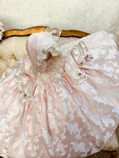 Eleanor Baptism Silk Gown - Heirloom Christening Gown