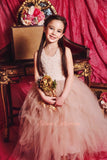 Blush Tutu Dress - Flower Girl - Liz