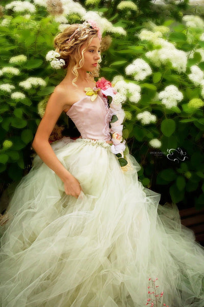 Bridal Tulle Skirt & Corset - Rachel