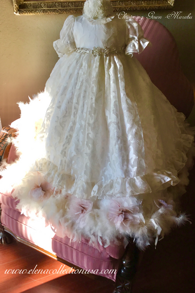 Marabou Gown