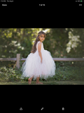 Flower Girl Tutu Dress - Rose