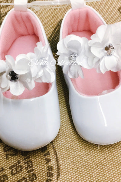Christening Shoes - Viviana - Heirloom Christening Gown