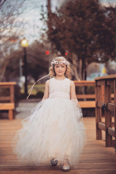 Flower Girl Tutu Dress - Bella