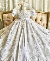 The Adelina Gown - Heirloom Christening Gown