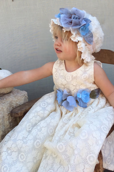 Cotton Ivory Baby Dress - Roxy