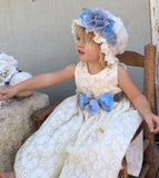 Cotton Ivory Baby Dress - Roxy