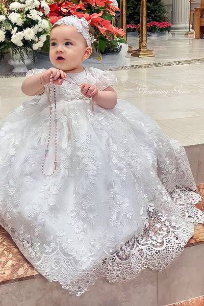Adriana - Heirloom Christening Gown
