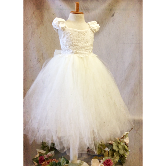 Flower girl tutu dress-bridal-Divina - ElenaCollection
 - 1