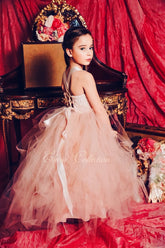 Blush Tutu Dress - Flower Girl - Liz