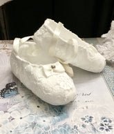 Matching Silk and Lace Blanket