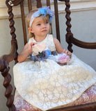 Cotton Ivory Baby Dress - Roxy