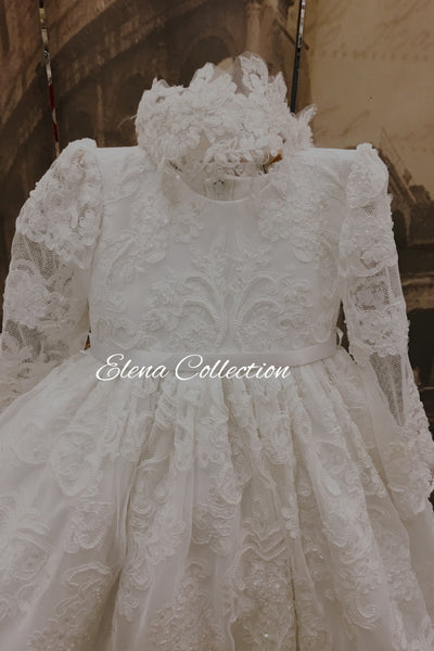 Christening Dress Toddler - Brenda - Heirloom Christening Gown