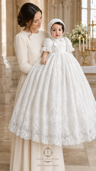 Emma  - Heirloom Christening Gown