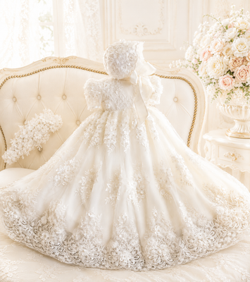 The Dior - Heirloom Christening Gown