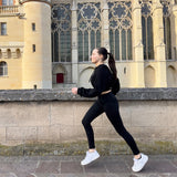 Cropped Black Hoodie - Laura