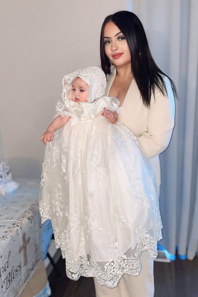 Viviana  - Heirloom Christening Gown