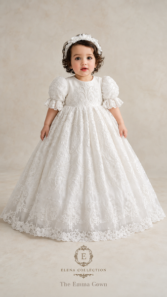 Emma  - Heirloom Christening Gown