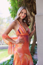 Silk Maxi Halter Dress -Jasmine