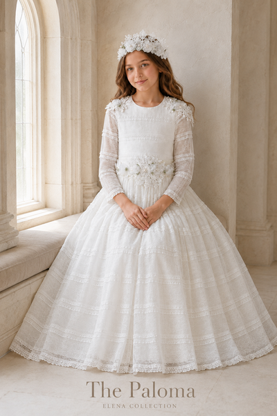 THE PALOMA FIRST COMMUNION DRESS