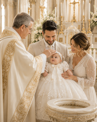 The Dior - Heirloom Christening Gown