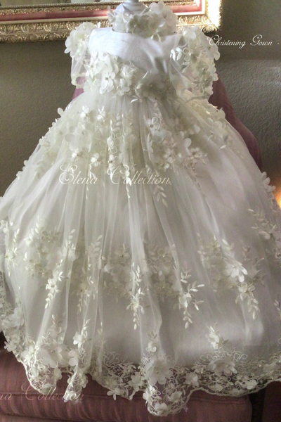 Eloisa  - Heirloom Christening Gown