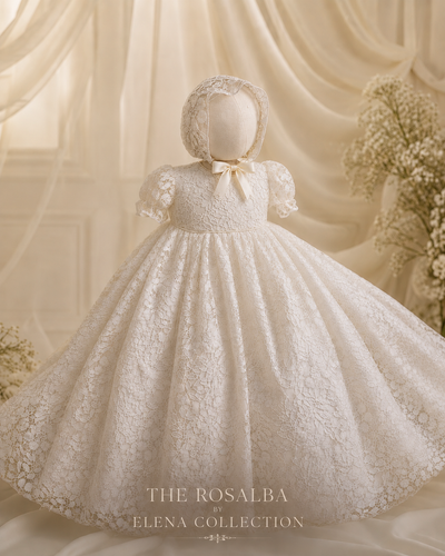 The Rosalba  - Heirloom Christening Gown