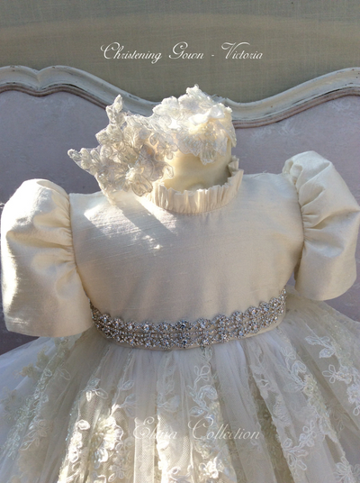 Victoria Gown  - Heirloom Christening Gown