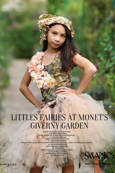 Girls Floral Corset Top  - Laura