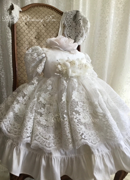 Christening Dress Silk - Dorothy