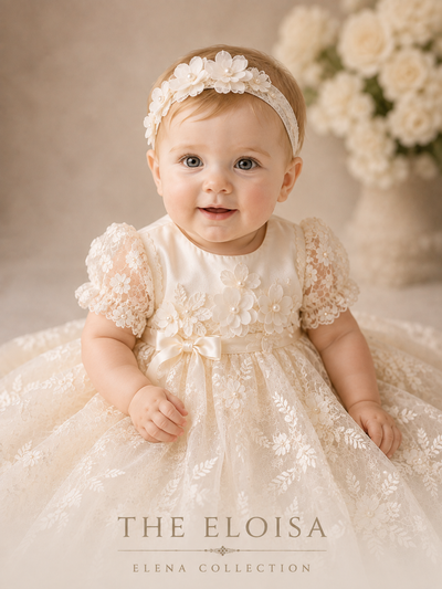 The Eloisa  - Heirloom Christening Gown