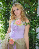 Lilac Floral Corset - Vestalyn