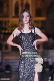 Black Hand-Beaded Gown – Paris Fashion Week Runway Piece