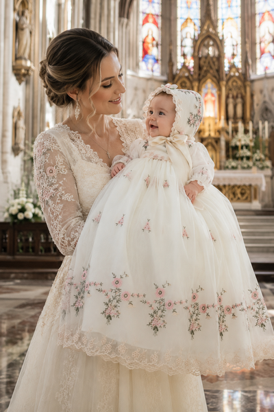 The Rosalie Heirloom Christening Gown
By Elena Collection