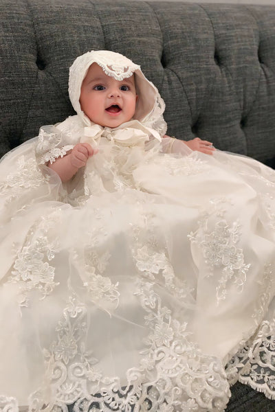 Viviana  - Heirloom Christening Gown