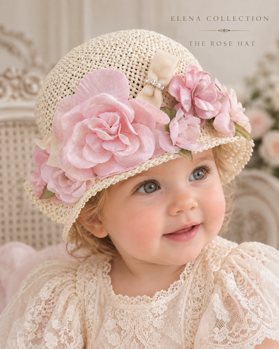 The Rose Hat — Newborn Couture Hat