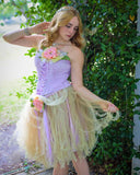 Lilac Floral Corset - Vestalyn