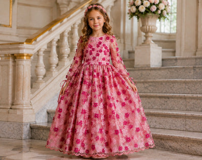 The Rosalie Bloom Gown

Couture Floral Flower Girl Dress | One of One | Ready to Ship
