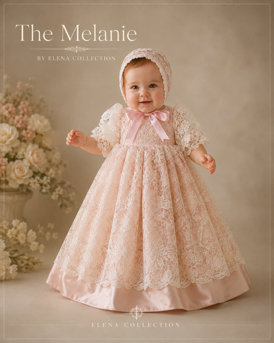 The Melanie  - Heirloom Christening Gown
