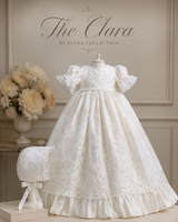 The Clara  - Heirloom Christening Gown