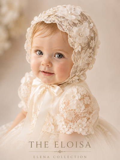 The Eloisa  - Heirloom Christening Gown