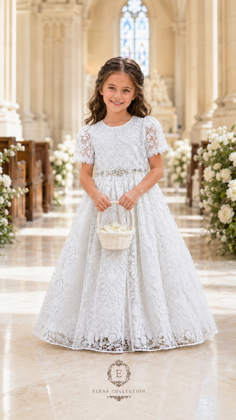 THE OLIVIA | COUTURE FLOWER GIRL DRESS