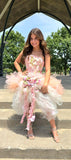 Blush Floral 3d Corset Set  - Millenia