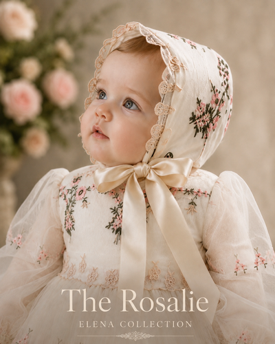 The Rosalie Heirloom Christening Gown
By Elena Collection