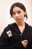 Cropped Black Hoodie - Laura