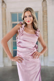 Satin Maxi Dress - Patina