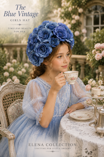 The Blue Vintage Girls Hat